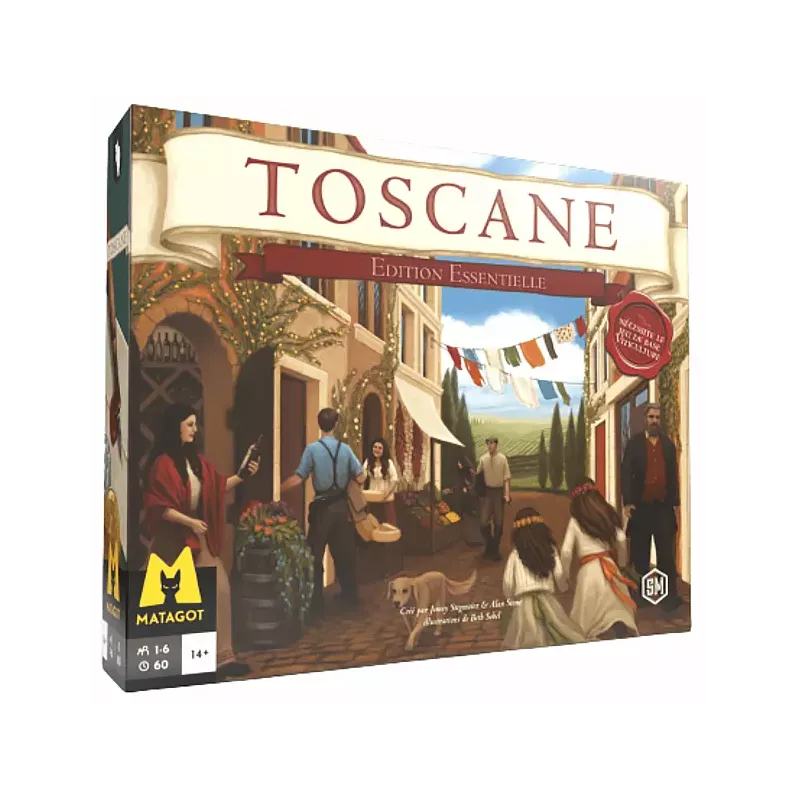 Jeu de plateau - Viticulture - Extension Toscane - En quête de jeux