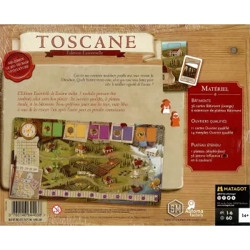 Jeu de plateau - Viticulture - Extension Toscane - En quête de jeux