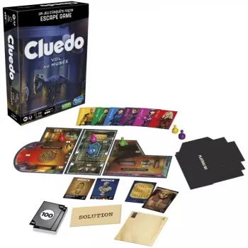 Jeu d'enquête Cluedo Escape Game : Vol au Musée - En quête de jeux