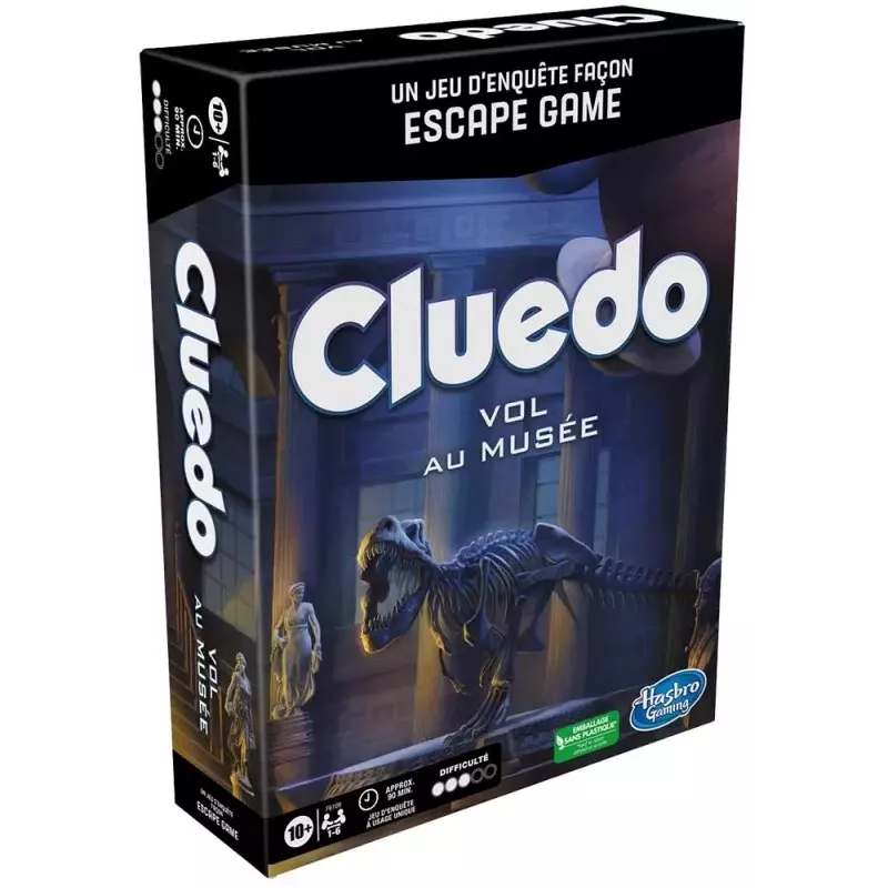 Jeu d'enquête Cluedo Escape Game : Vol au Musée - En quête de jeux
