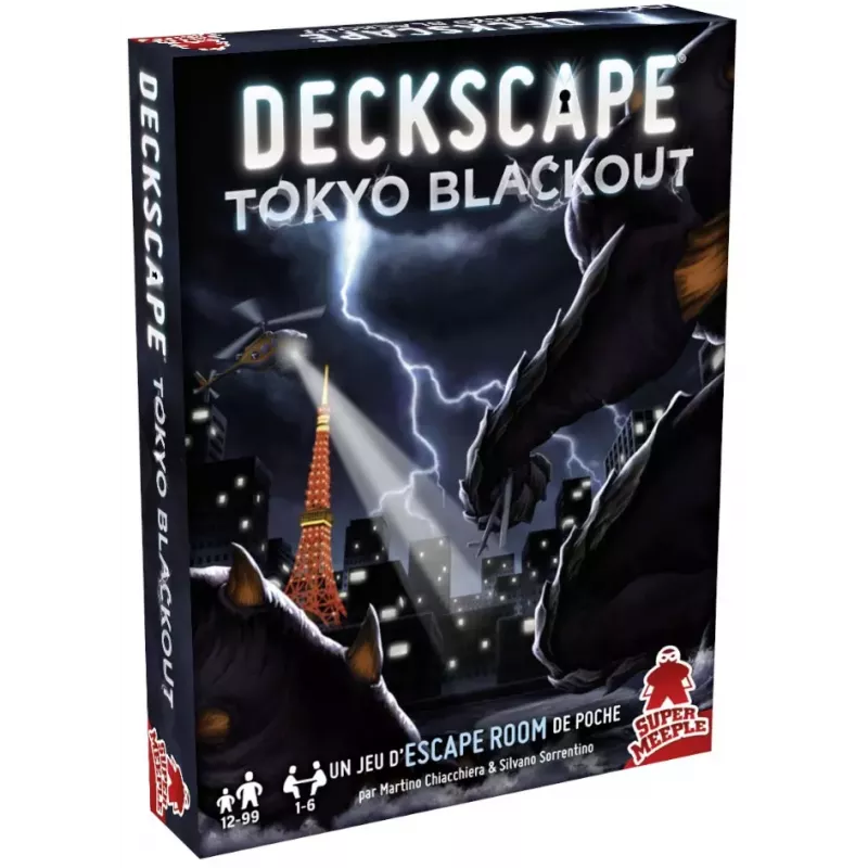 Jeu d'enquête Deckscape : Tokyo Blackout - En quête de jeux
