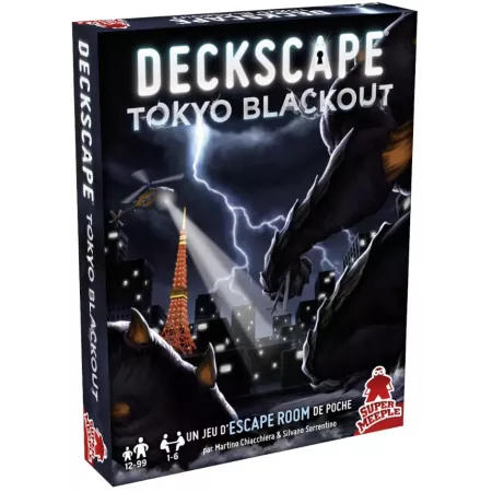 Jeu d'enquête Deckscape : Tokyo Blackout - En quête de jeux