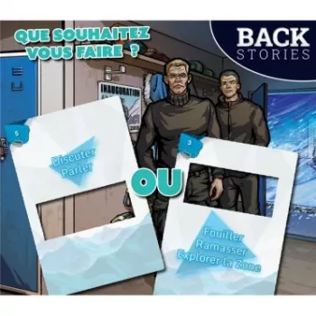 Jeu d'enquête - Back Stories - Seule sous la glace - En quête de jeux