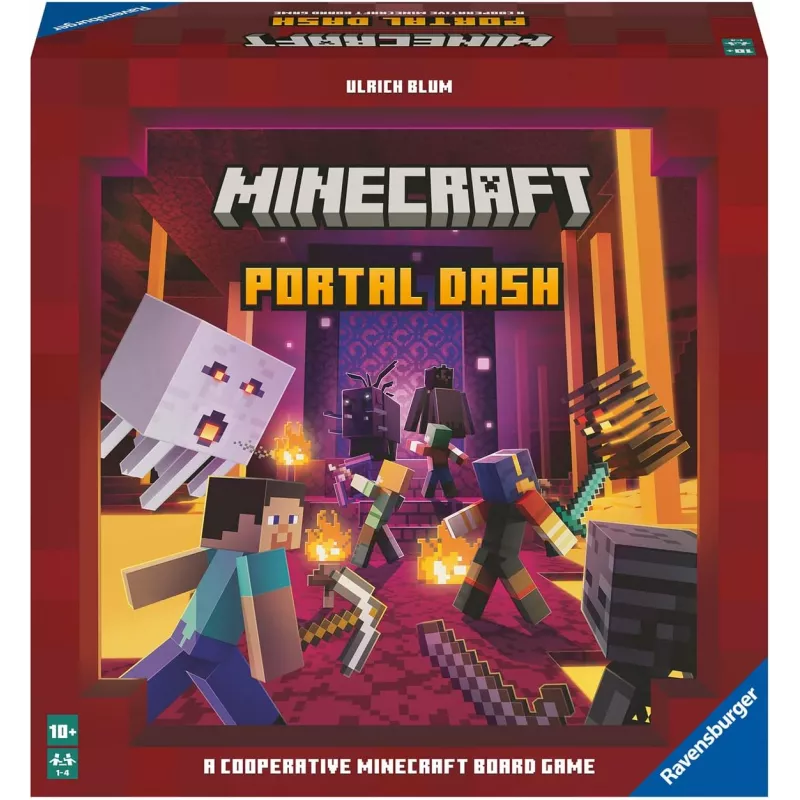 Jeu de plateau Minecraft : Portal Dash - En quête de jeux Jeu de plateau Minecraft : Portal Dash - En quête de jeux