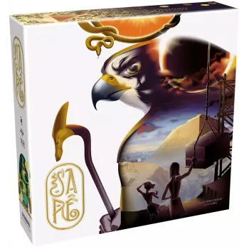 Boîte du jeu de société Sa-Rê – jeu de stratégie dans l'Égypte antique