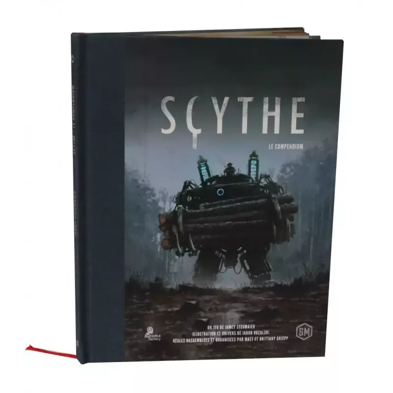 Livre règles du jeu Scythe : Le comprendium - En quête de jeux
