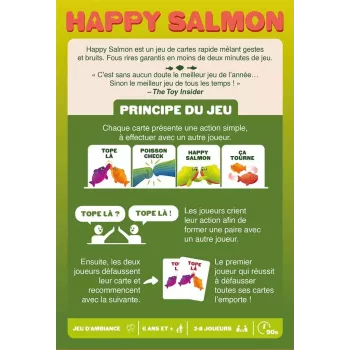 Jeu d'ambiance - Happy Salmon - En quête de jeux