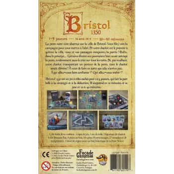 Jeu de déduction à rôles cachés Bristol 1350 - En quête de jeux