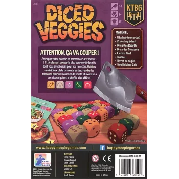 Jeu familial - Diced Veggies - En quête de jeux