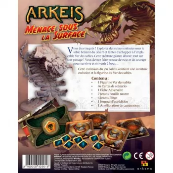 Extension pour le jeu Arkeis - Menace sous la surface - En quête de jeux