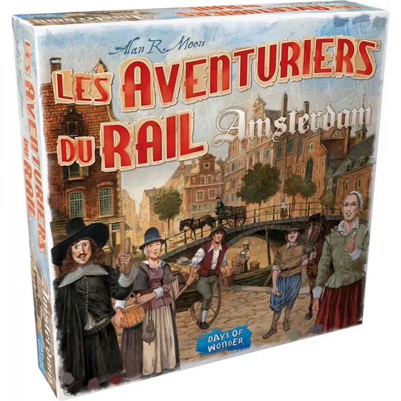 Jeu de stratégie Les aventuriers du rail : Amsterdam - En quête de jeux