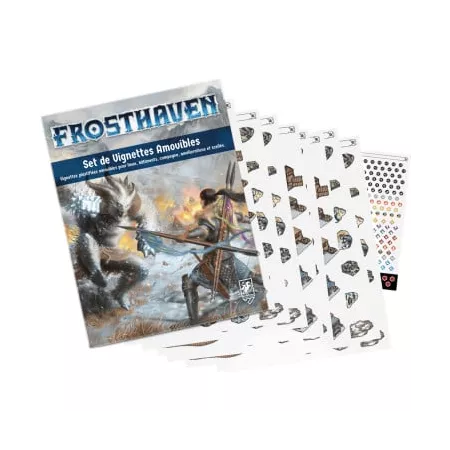 Frosthaven – 48 Autocollants Amovibles En Vinyle, Italiens, Pour Campagne, Dès 14 Ans