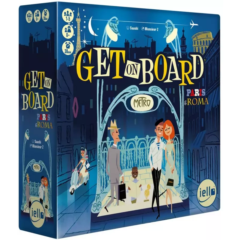 Jeu de stratégie Get on Board : Paris & Rome - En quête de jeux
