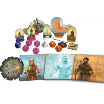 Jeu coopératif - Andor - Extension Héros Magiques - En quête de jeux