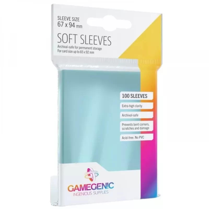 Gamegenic : 100 sleeves Soft (67x94) Gamegenic : 100 sleeves Soft (67x94)