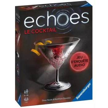 Jeu d'enquête audio Echoes Le Cocktail - En Quête de Jeux