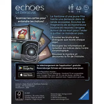 Jeu d'enquête Echoes La Danseuses - En Quête de Jeux
