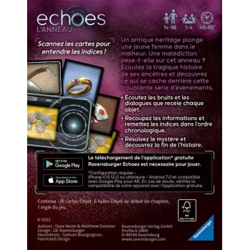 Jeu d'enquête Echoes L'Anneau - En Quête de Jeux