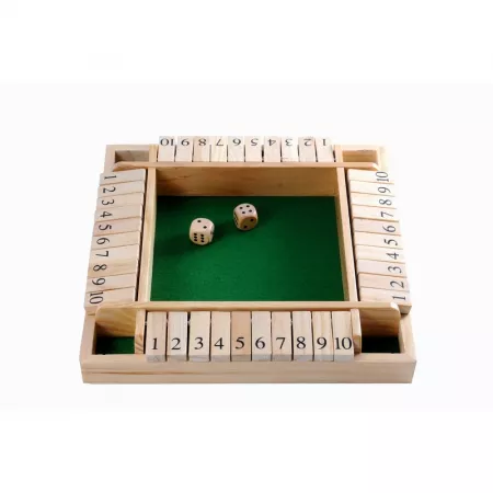 Jeu Shut the box pour 4 joueurs. En quête de Jeux