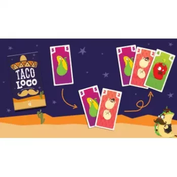Jeu de cartes - Taco Loco - En quête de jeux