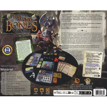 Jeu de deck-building/aventure Too many bones - En quête de jeux