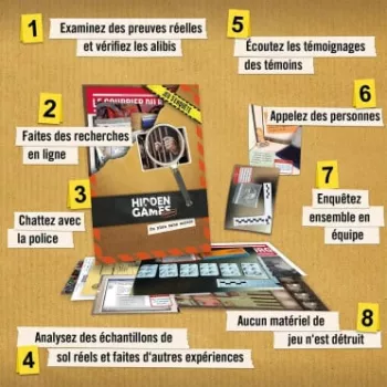 Jeu d'enquête - Hidden Games : Un Plan Sans Accroc - En quête de jeux