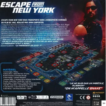 Jeu semi-coopératif - Escape From New York - En quête de jeux