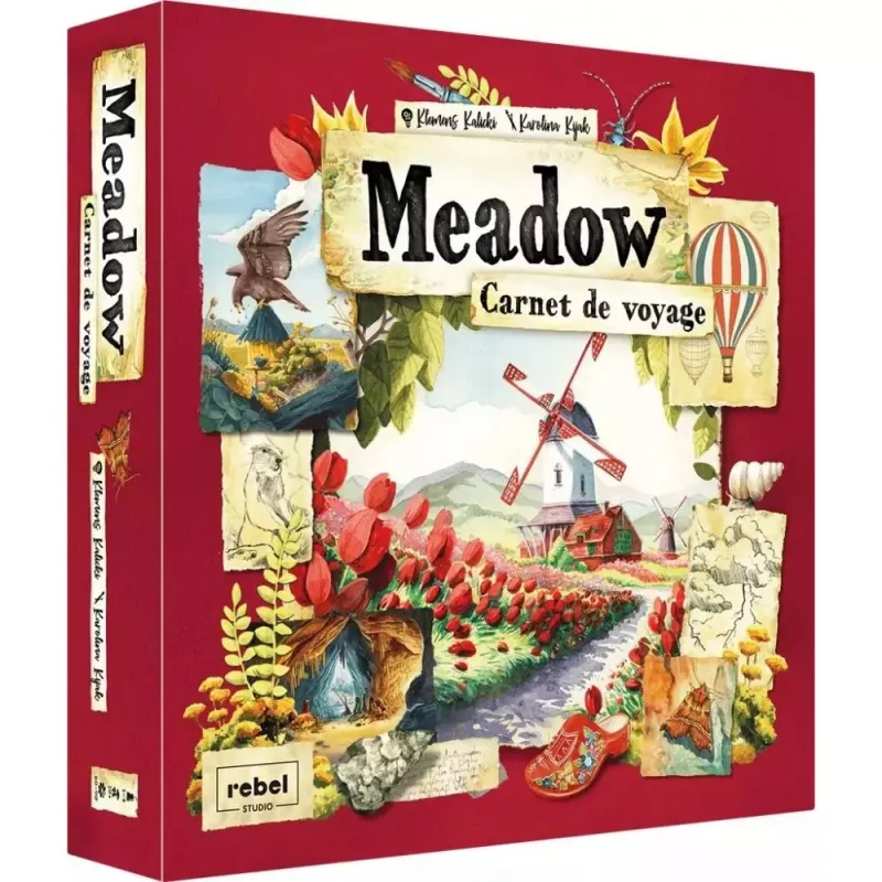 Extension Carnet de voyage pour le jeu Meadow - En quête de jeux Extension Carnet de voyage pour le jeu Meadow - En quête de jeux