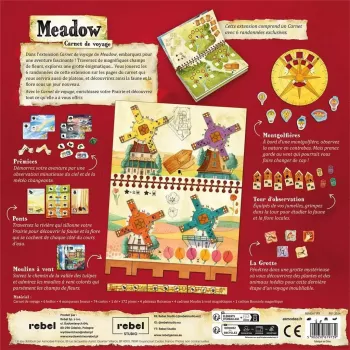 Extension Carnet de voyage pour le jeu Meadow - En quête de jeux