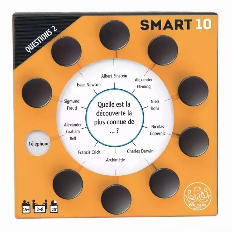 Jeu d'ambiance - Smart 10 - Recharge questions 2 - En quête de jeux
