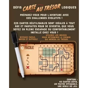 Jeu solo - Carte au trésor - En quête de jeux