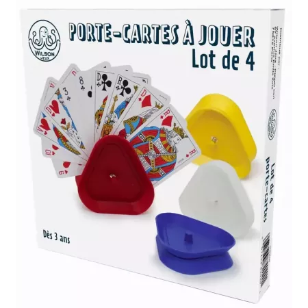 Lot de 4 porte-cartes - En quête de jeux