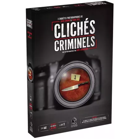 Jeu d'Enquête Clichés Criminels- En Quête de Jeux