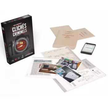 Jeu d'Enquête Clichés Criminels- En Quête de Jeux