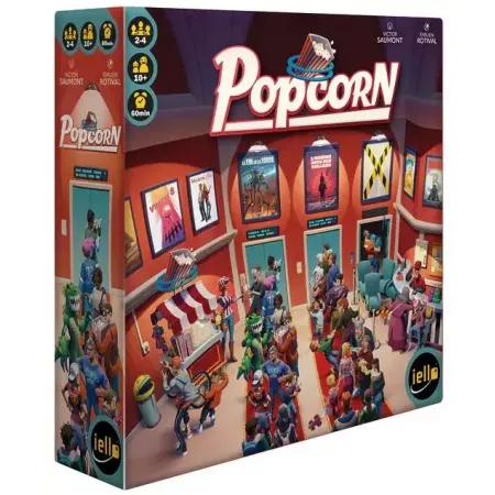 Jeu de gestion de cinéma Popcorn. En Quête de Jeux