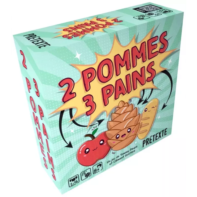 Jeu d'ambiance - 2 Pommes 3 Pains - En quête de jeux Jeu d'ambiance - 2 Pommes 3 Pains - En quête de jeux