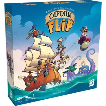 Jeu placement de tuiles familial Captain Flip - En quête de jeux