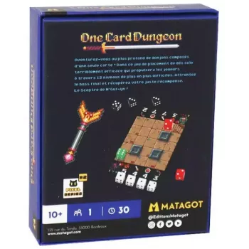 Jeu solo One Card Dungeon - En Quête de Jeux