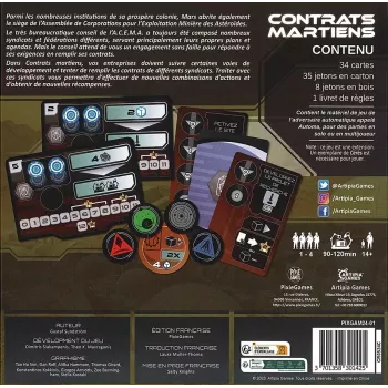 Jeu expert - Ceres - Extension Mars Contracts - En quête de jeux