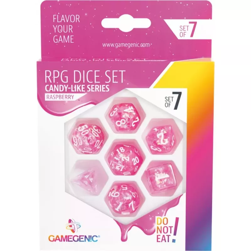 Set de dès RPG - Rasberry - En Quête de Jeux Set de dès RPG - Rasberry - En Quête de Jeux