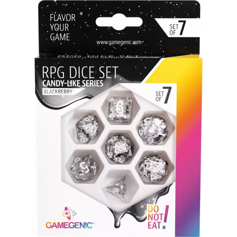 Set de dès RPG- Blackberry - En Quête de Jeux Set de dès RPG- Blackberry - En Quête de Jeux