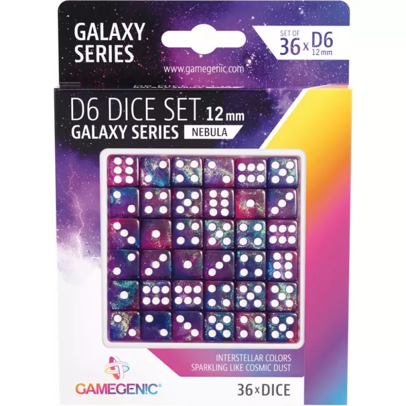 Lot de 36 dés 6 faces. En Quête de Jeux Lot de 36 dés 6 faces. En Quête de Jeux