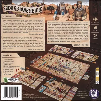 Jeu de placement d'ouvriers - Esdras et Néhémie - En quête de jeux