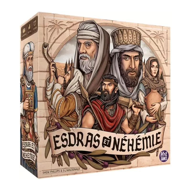 Jeu de placement d'ouvriers - Esdras et Néhémie - En quête de jeux