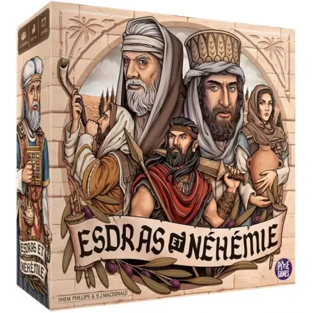 Jeu de placement d'ouvriers - Esdras et Néhémie - En quête de jeux