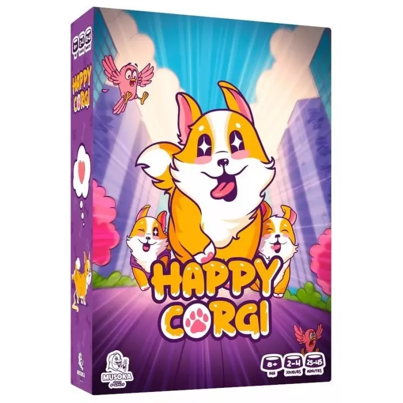 Jeu de collecte/ placement de cartes - Happy Corgi - En quête de jeux