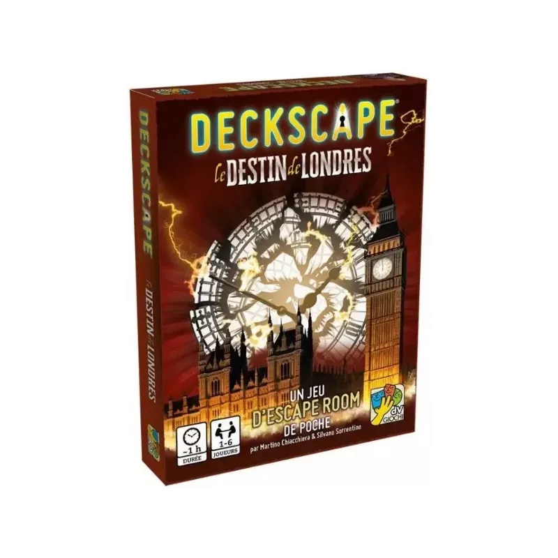 Escape game de poche - Deckscape : Le destin de Londres - En quête de jeux