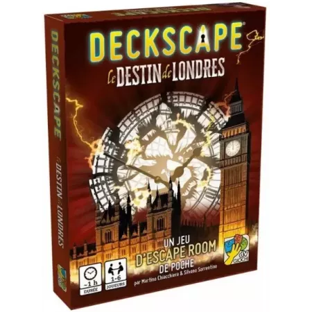 Escape game de poche - Deckscape : Le destin de Londres - En quête de jeux