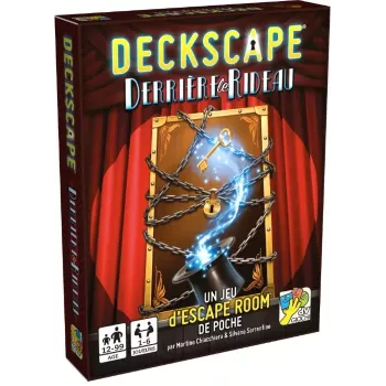 Escape game de poche - Deckscape : Derrière le rideau - En quête de jeux