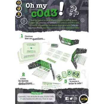 Jeu d'ambiance/déduction - Break the code - En quête de jeux